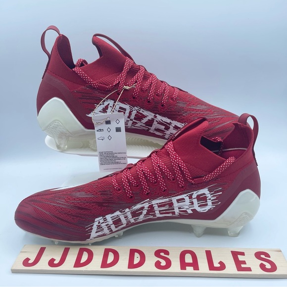 Adidas Adizero Primeknit Football Cleats Power Red HP8745 Men’s Size 13.5 NWT main image 8